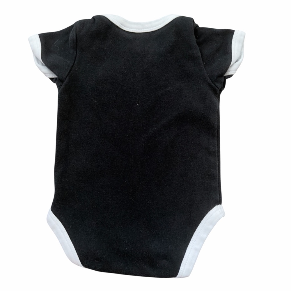 All Blacks Rugby Baby Onesie 3-6M Black Infant Bodysuit One Piece Sports Logo - Picture 3 of 7